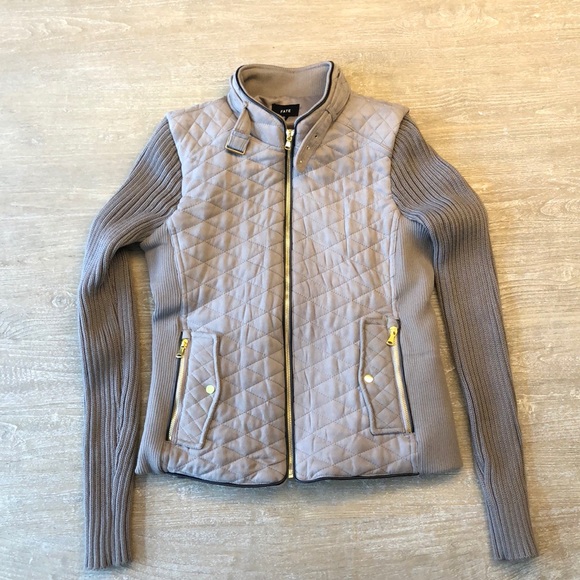 Fate Rowan Faux Suede Quilted Jacket - Picture 1 of 6